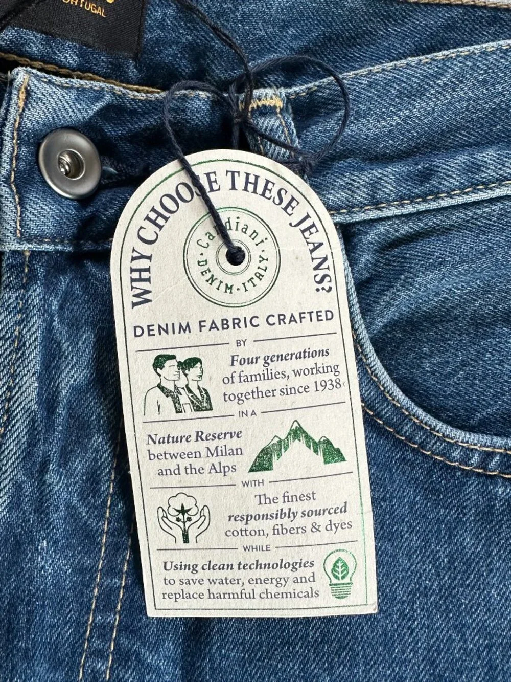 M6 Straight Fit Organic Jeans